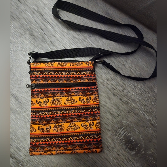 Disney Orange Lion King Crossbody Bag - Picture 1 of 2